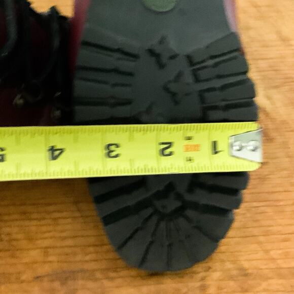 RARE VTG Timberland Oxblood Leather Alpine Size 5 M Woman Italy Hiking Boots - Picture 13 of 15